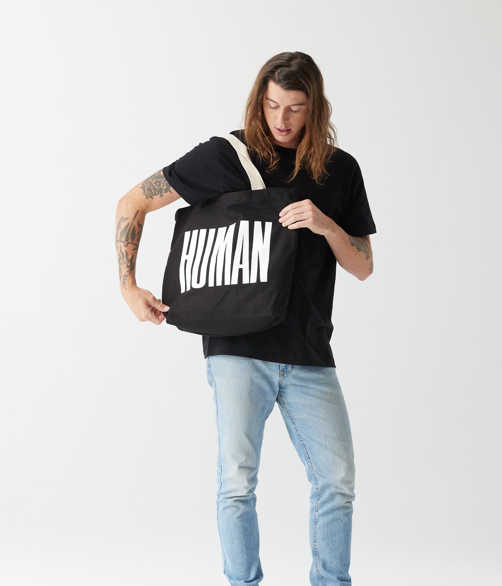 Bold Human Tote - Black