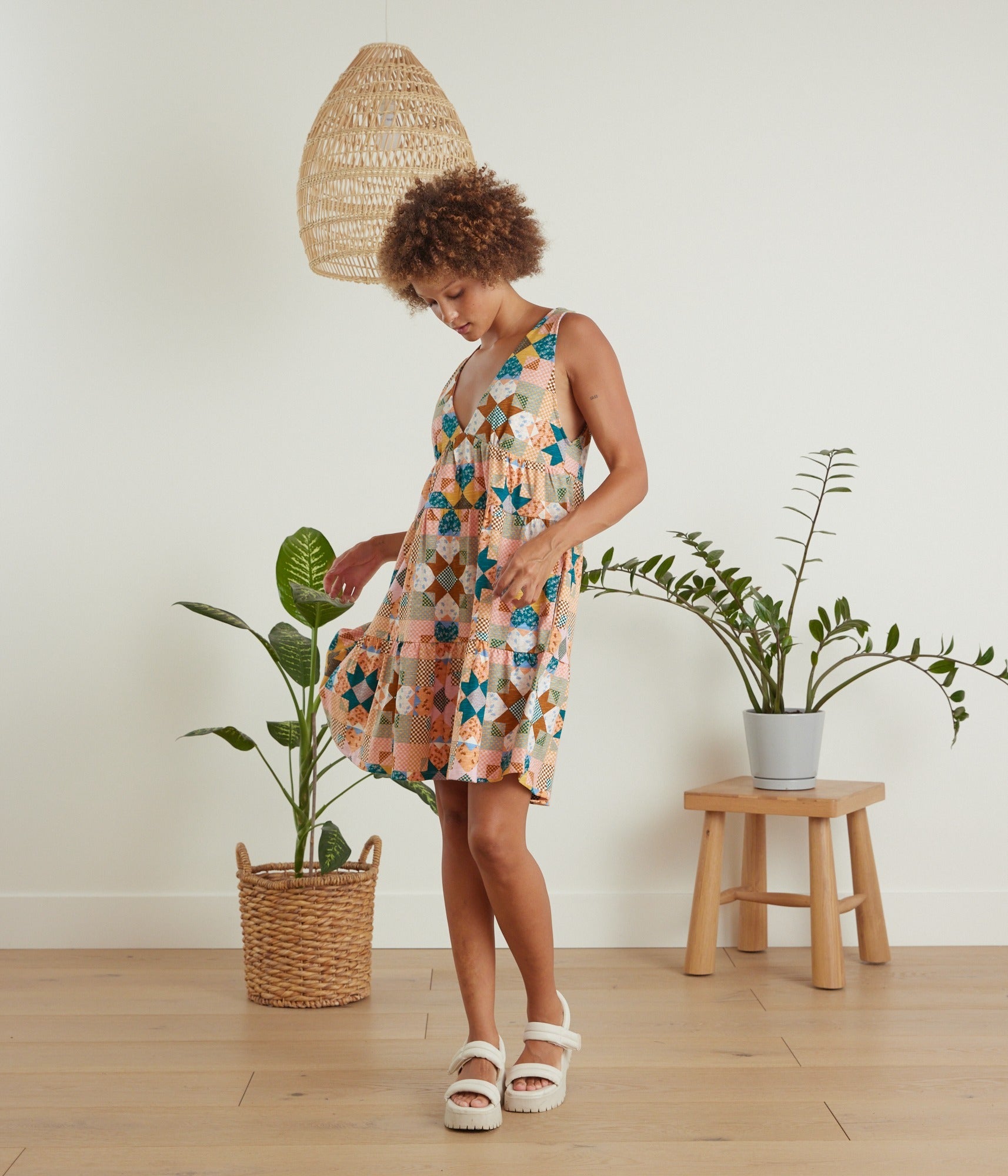 Evelyn Dress - Star Quilt