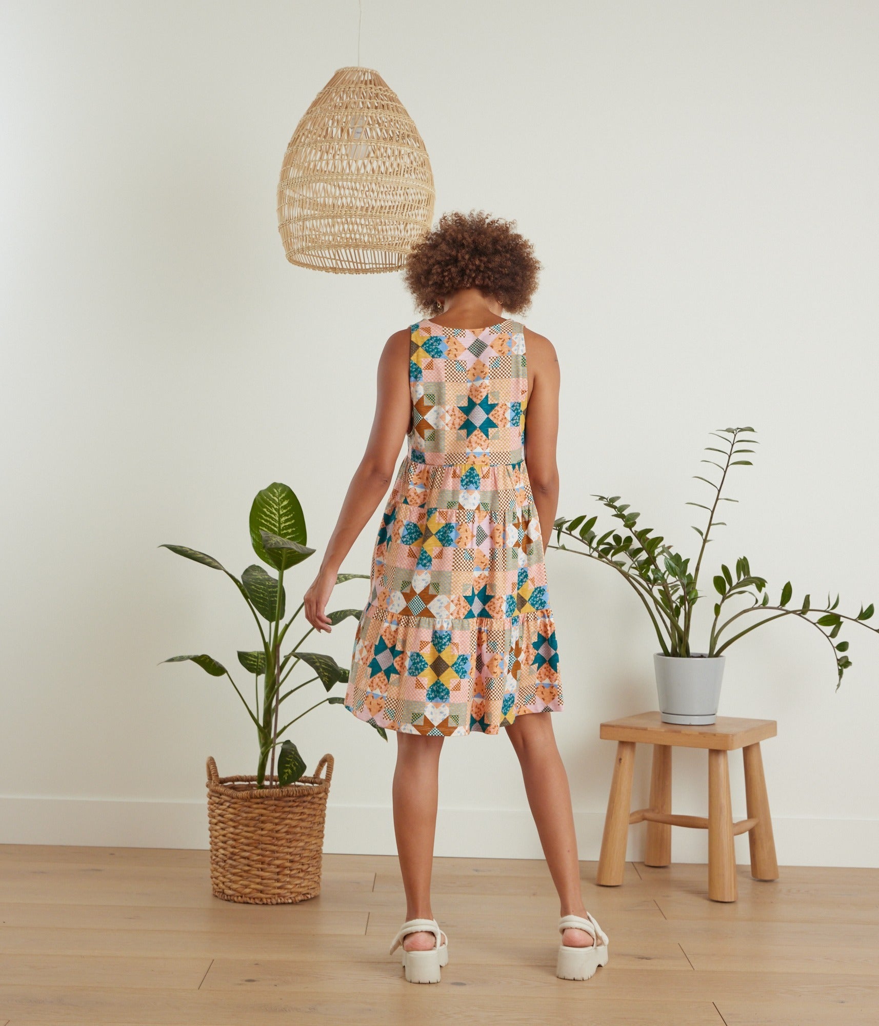 Evelyn Dress - Star Quilt