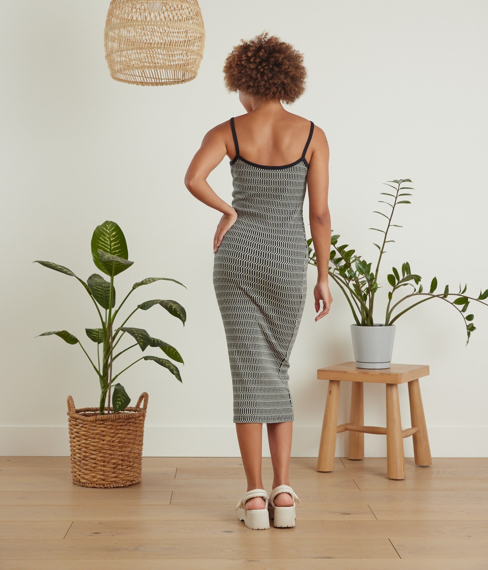 Vermont Dress - Black Jacquard