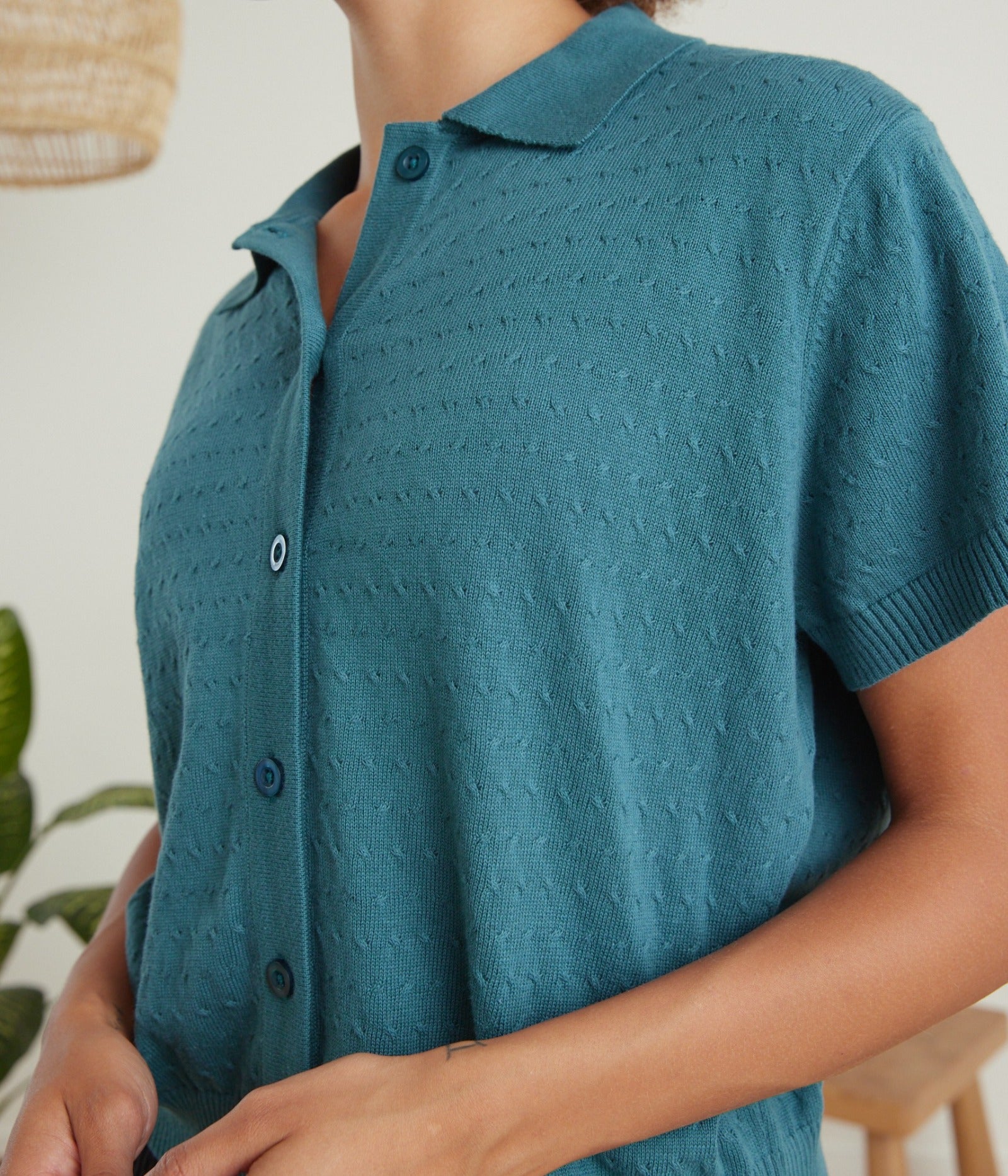 Antigua Knit Top - Marine