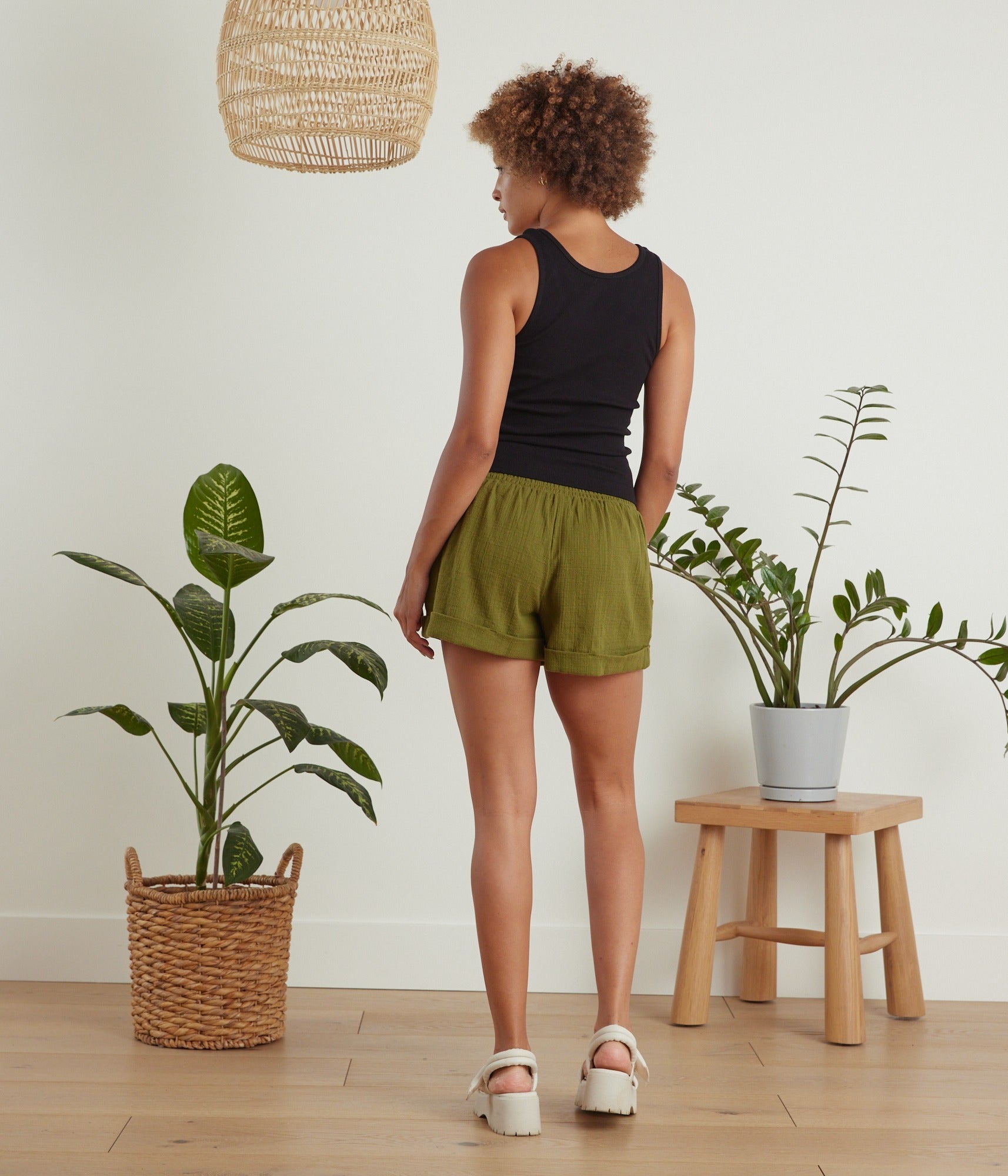 Geo Short - Olive
