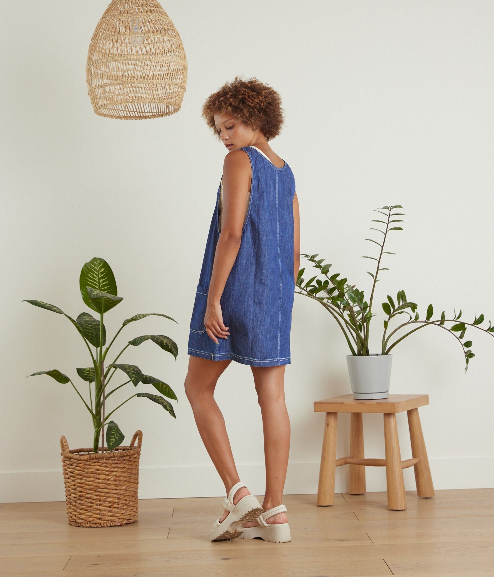 Healer Dress - Dark Wash