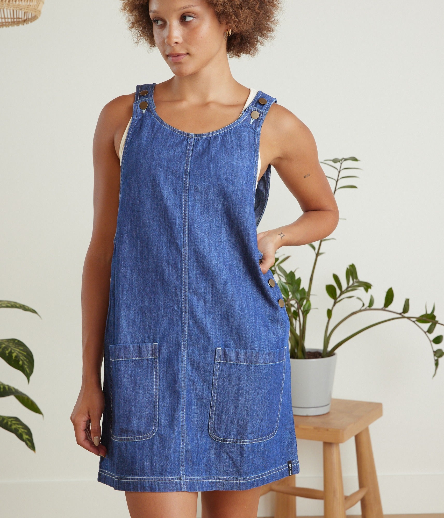 Healer Dress - Dark Wash