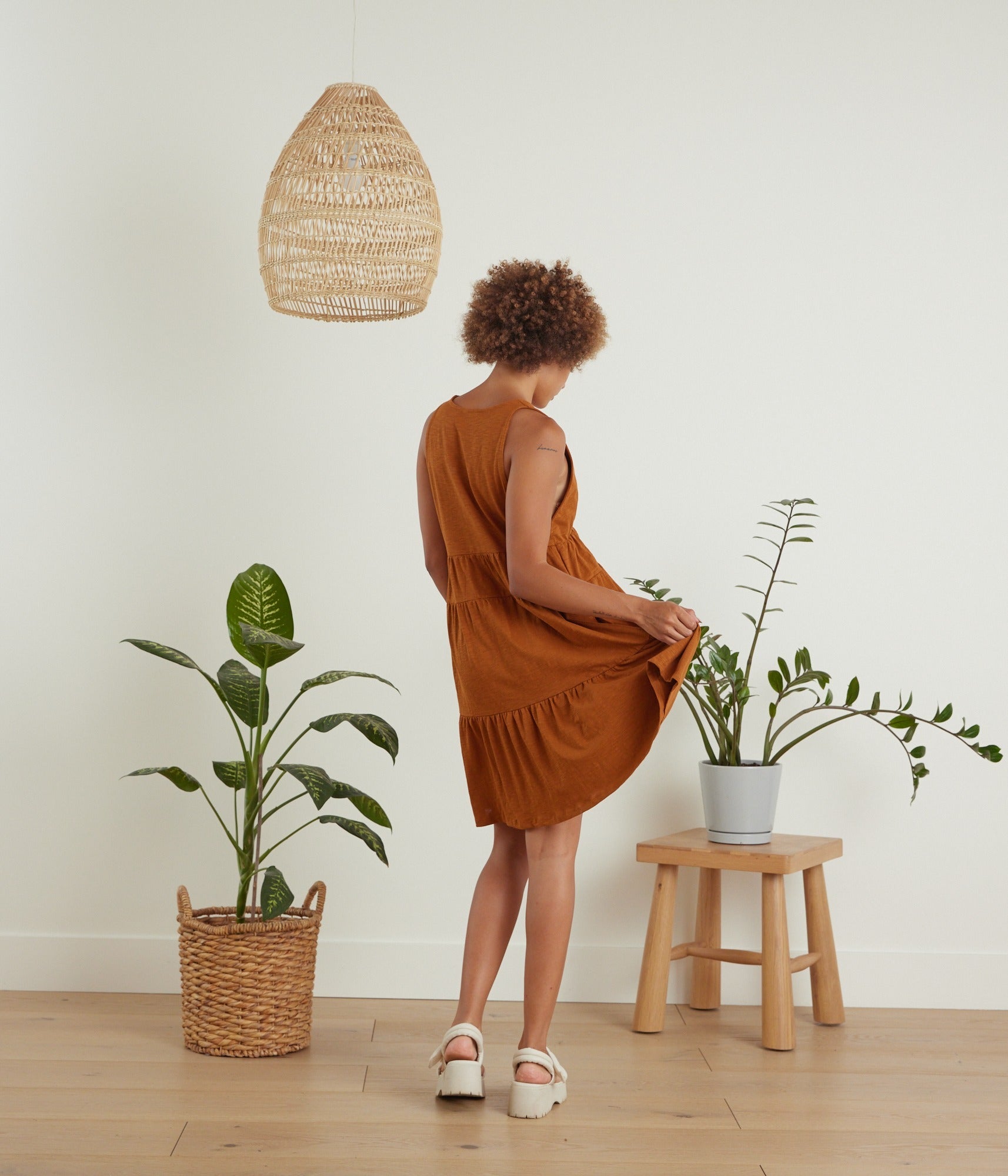 Evelyn Dress - Camel