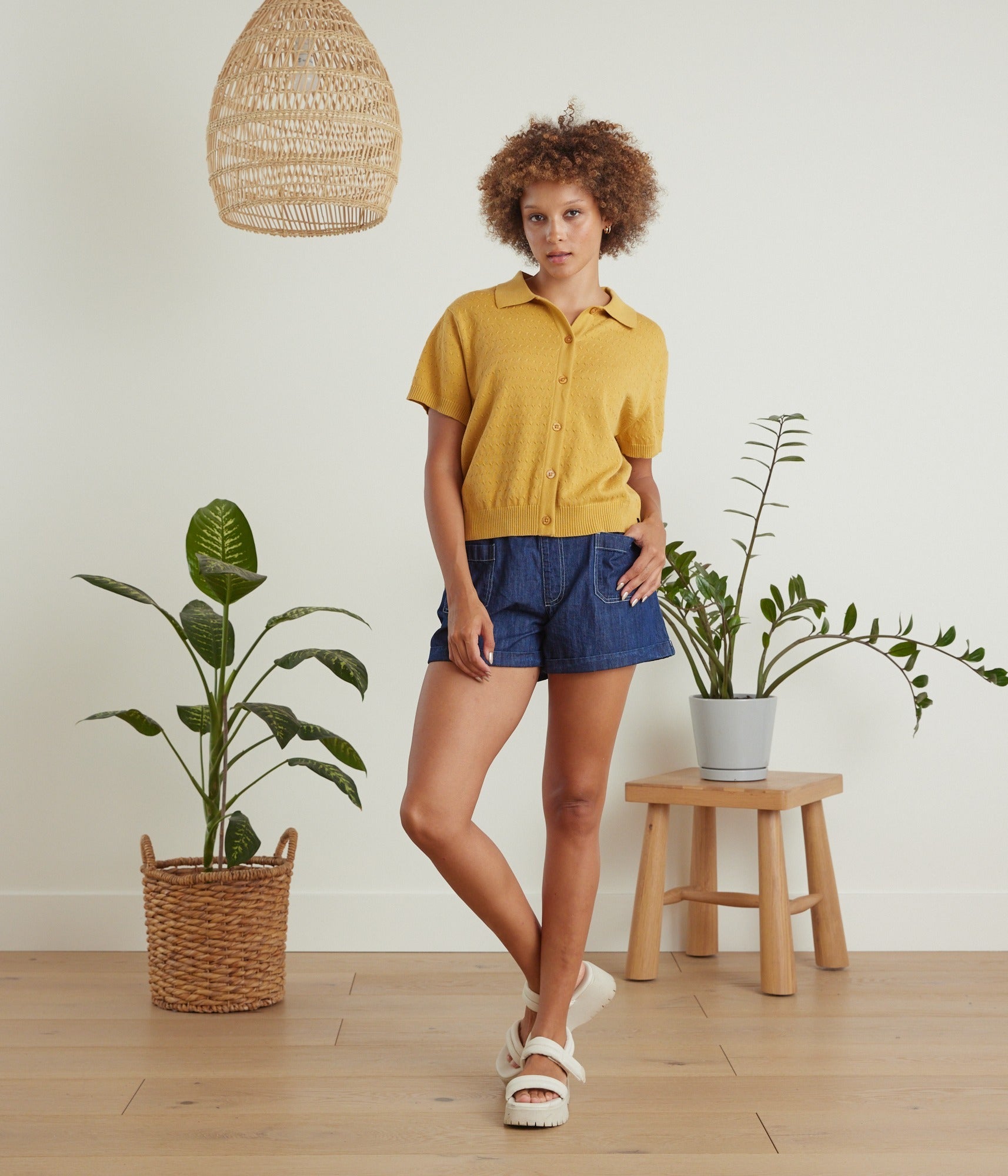 Antigua Knit Top - Honey